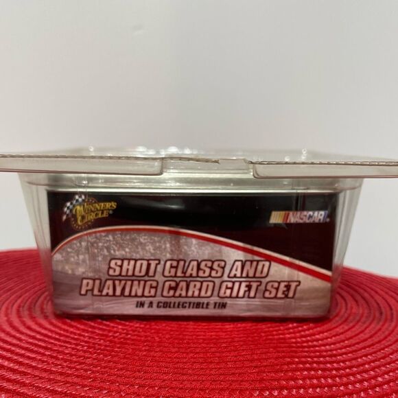 Vintage Dale Earnhardt Jr #8 Winner’s Circle Shot Glasses & Cards in tin NWT - Picture 3 of 8